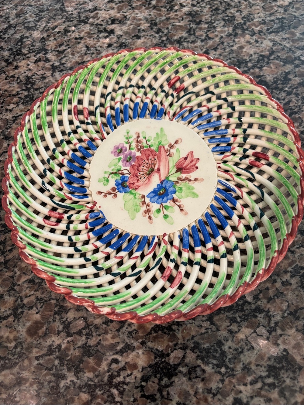 Vintage made in Spain plate